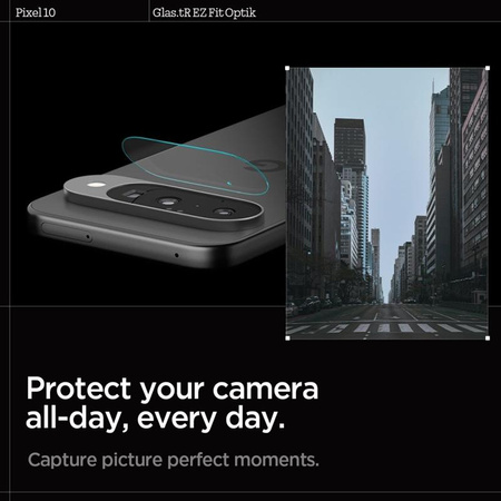 SZKŁO HARTOWANE NA APARAT DO GOOGLE PIXEL 10 SPIGEN SZYBKA OBIEKTYW 9H 2SZT