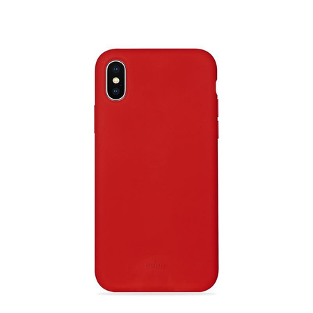 PURO ICON Cover - Coque iPhone Xs / X (rouge)