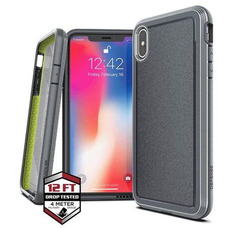 X-Doria Defense Ultra - Armored aluminum case iPhone Xs Max (Drop test 4m) (Gray)
