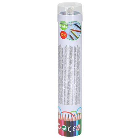 Topwrite - Set of pencil crayons 12 pcs. with sharpener