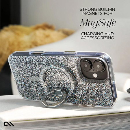Case-Mate Twinkle Disco MagSafe do iPhone 16 Plus – Blask i Ochrona w Jednym