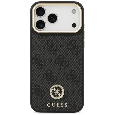 Guess 4G Strass Logo MagSafe - Hülle iPhone 17 Pro Max (schwarz)