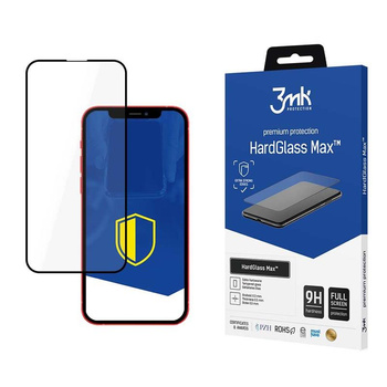 3mk HardGlass Max - gehärtetes Glas für iPhone 13 / iPhone 13 Pro (Schwarz)