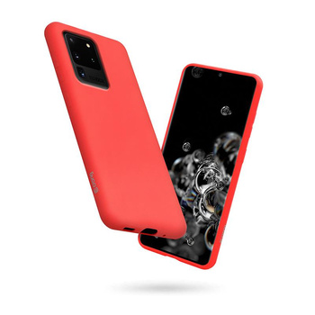 Crong Color Cover - Etui Samsung Galaxy S20 Ultra (czerwony)