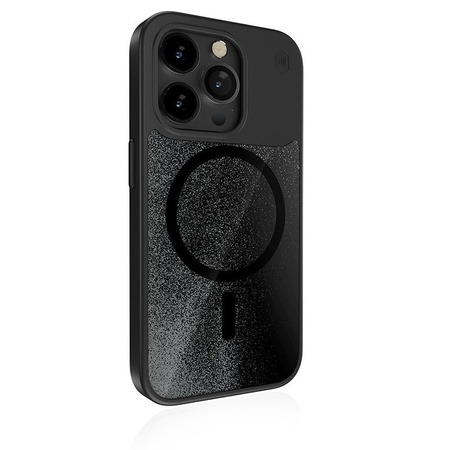 STM Relax Sand MagSafe - pouzdro pro iPhone 15 Pro (černé / šedé)