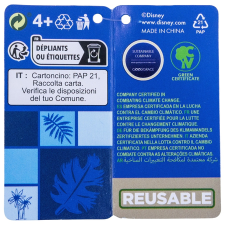 Disney Stitch - Rucksack/Schultasche mit Kordelzug (30 x 25 cm)