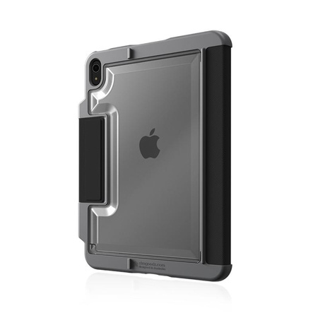 STM Dux Plus - Gepanzerte Tasche für iPad 11" (2025) / 10.9" (2022) MIL-STD-810G mit Apple Pencil Halterung (Schwarz)