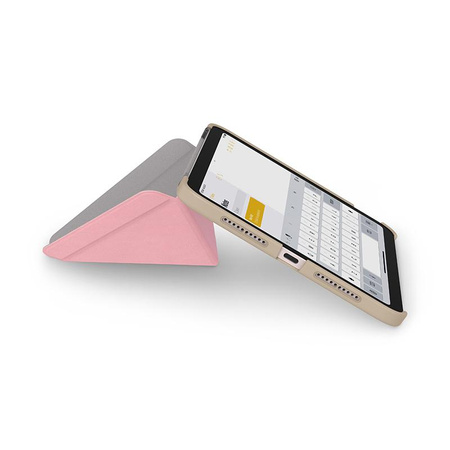 Moshi VersaCover - iPad mini 6 (2021) origami tok Apple Pencil töltéssel (Sakura Pink)