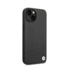 BMW Signature Logo Imprint MagSafe - Hülle für iPhone 14 Plus (Schwarz)