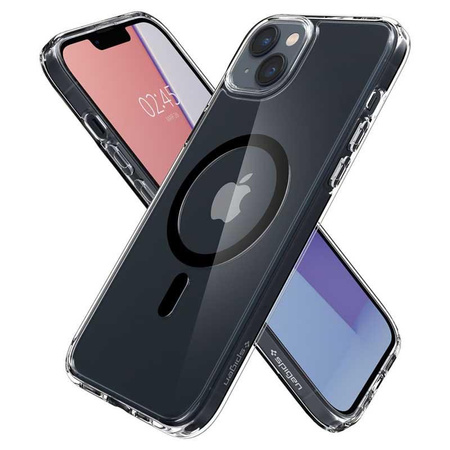 Spigen Ultra Hybrid MagSafe - tok iPhone 15 Plus / iPhone 14 Plus készülékhez (fekete)