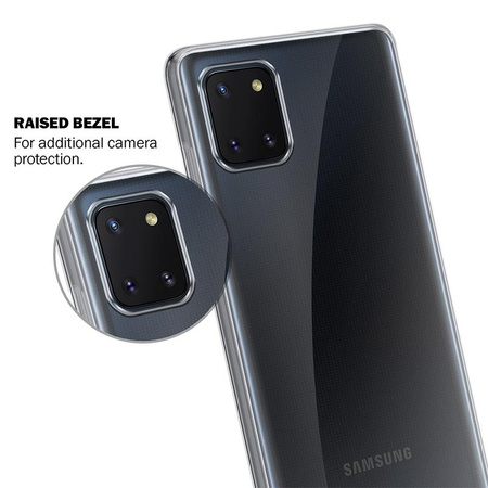Crong Crystal Slim Cover - Samsung Galaxy Note 10 Lite tok (átlátszó)