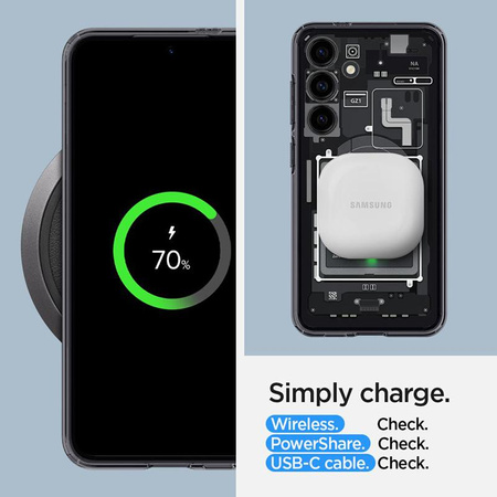 Spigen Ultra Hybrid - Schutzhülle für Samsung Galaxy S24 (Zero One)