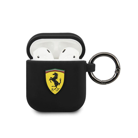 Ferrari Silicone - AirPods 1/2 gen case (black)