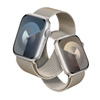 Crong Milano Steel - Bracelet en acier inoxydable pour Apple Watch 38/40/41/42 mm (champagne)