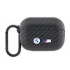 BMW Carbon Double Metal Logo - AirPods Pro 2 Tasche (Schwarz)