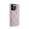 Guess Quilted Metal Logo - Tasche für iPhone 15 Pro Max (Pink)