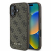 Guess 4G Classic - Coque pour iPhone 16 (marron)