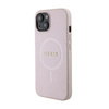 Guess Saffiano MagSafe - Etui iPhone 15 Plus (różowy)