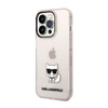 Karl Lagerfeld Choupette Body - Etui iPhone 14 Pro (różowy)