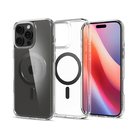 Spigen Ultra Hybrid MagSafe - pouzdro pro iPhone 16 Pro (Carbon Fiber)