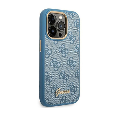 Guess 4G Metal Camera Outline Case - iPhone 14 Pro Max Case (blue)