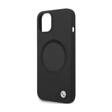 BMW Signature Liquid Silicone MagSafe - pouzdro pro iPhone 14 (černé)