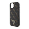 Guess 4G Triangle Metal Logo - iPhone 15 Plus Case (black)