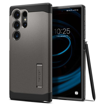 Spigen Tough Armor - Etui pour Samsung Galaxy S24 Ultra (Gunmetal)