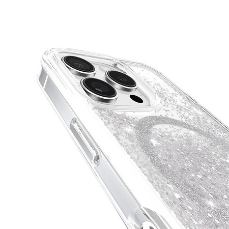 Case-Mate Waterfall MagSafe - iPhone 16 Pro Case (Silver)