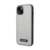 Karl Lagerfeld Glitter Plaque Logo - iPhone 14 Plus tok (ezüst)