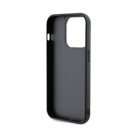 Guess Disco Metal Script - Coque iPhone 13 Pro (noir)
