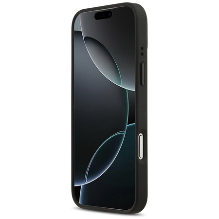 Red Bull hálós piros gyűrűs és fém gombos MagSafe tok - iPhone 17 Pro Max tok (sötétkék)