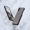 Nordic Elements Saeson Idun - Coque en matériau pour iPhone Xs Max (marron foncé)