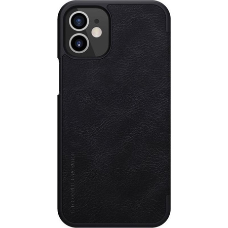 Nillkin Qin Ledertasche - Tasche für Apple iPhone 12 Mini (Schwarz)