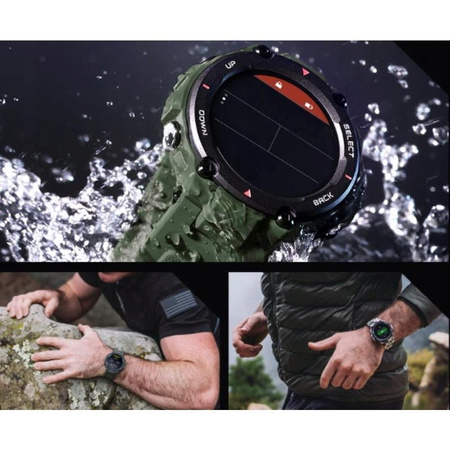 Xiaomi Amazfit T-Rex - Smartwatch (vert camouflage)