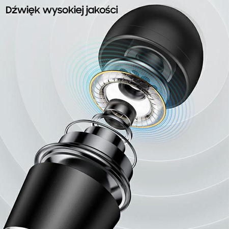 USAMS EP-42 - Słuchawki stereo jack 3,5 mm (czarny)