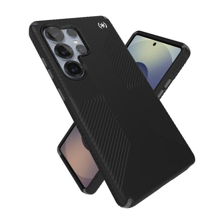 Speck Presidio2 Grip Magnet - Samsung Galaxy S25 Ultra MagSafe tok (fekete/lemezszürke/fehér)