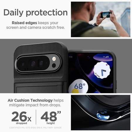 Spigen Slim Armor CS - pouzdro pro Google Pixel 9 Pro XL (černé)