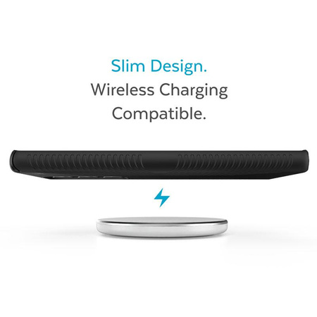 Speck Presidio2 Grip - Csúszásgátló tok Samsung Galaxy S23 Ultra (Fekete/Fekete/Fehér)