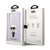 Karl Lagerfeld Silicone NFT Ikonik - Hülle für Samsung Galaxy S23+ (Violett)