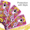 Zizo Flüssigkeit Glitter Star Fall - Samsung Galaxy S9 Fall (Multiflowers)