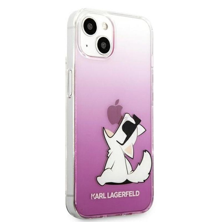 Karl Lagerfeld Choupette Fun - iPhone 13 Mini tok (rózsaszín)