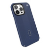 Speck Presidio2 Grip ClickLock & MagSafe - Coque pour iPhone 15 Pro Max (Bleu Littoral / Gris Poussière)