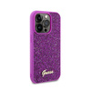 Guess Disco Metal Script - Hülle für iPhone 15 Pro (fuchsia)