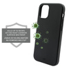PURO ICON Cover - iPhone 12 / iPhone 12 Pro Case with Antimicrobial Protection (black)