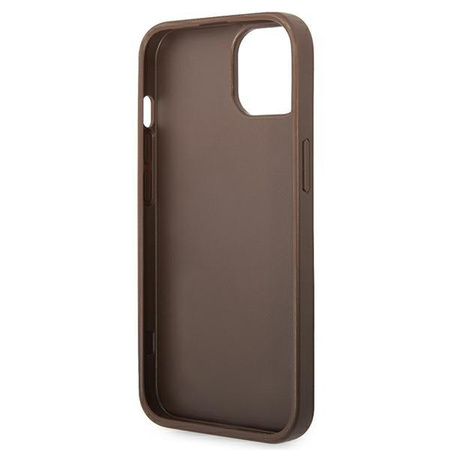 Guess 4G Big Metal Logo - Coque iPhone 14 (marron)