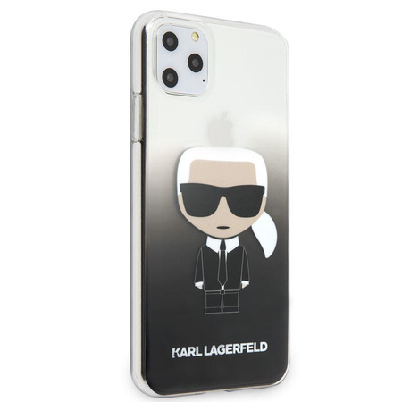 Karl Lagerfeld Iconic Karl Gradient - iPhone 11 Pro Max Tasche (schwarz)