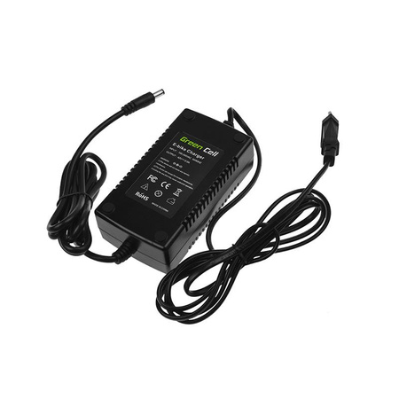 Green Cell - 42V 2A (5.5x2.1mm) charger for 36V electric bike batteries