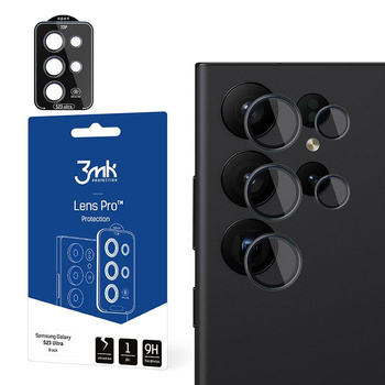 3mk Lens Protection Pro - Sklo na čočku fotoaparátu pro Samsung Galaxy S24 Ultra (černé)