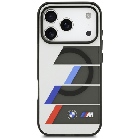 BMW M IML Metal Buttons Tricolor Lines MagSafe - Hülle iPhone 17 Pro Max (anthrazit)